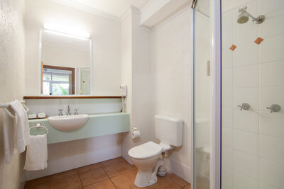 Bathroom with walk-in shower