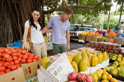 Delicious fruit at the Sunday Markets in Port Douglas